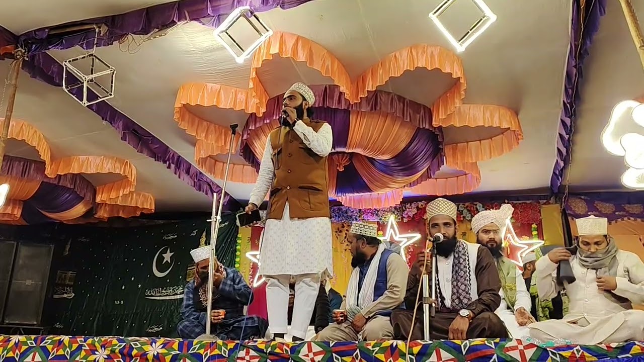 Barkheda Pande ma jalse ka program naat Khan