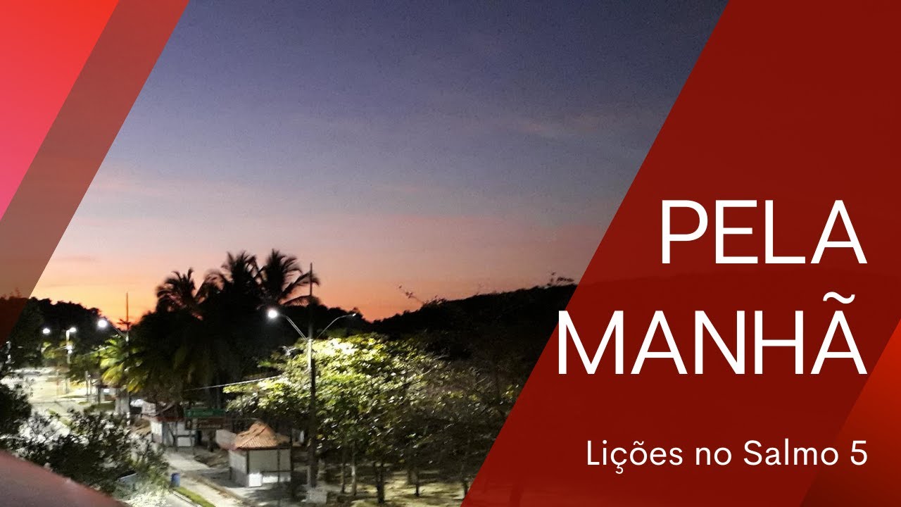 LIÇÕES NO SALMO 5 | DEUS EM PRIMEIRO LUGAR | DEVOCIONAL