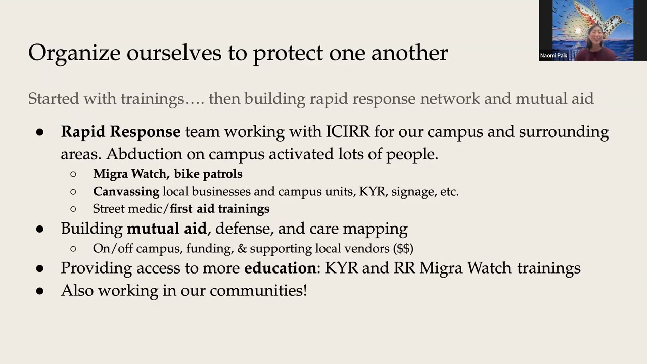 Session 4: Sanctuary for All as Community Resistance for Public Health Regeneration