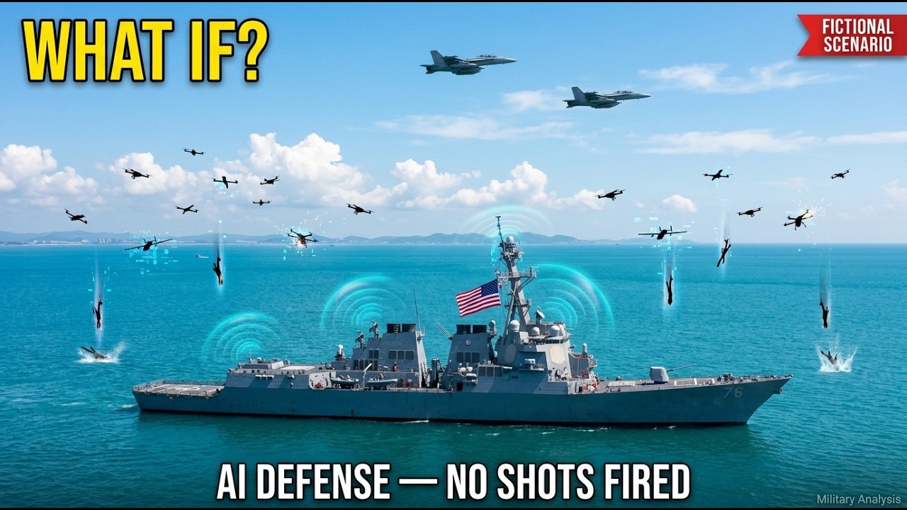 2:43 PM - China Deployed 50 Drones Around US Destroyer - AI System Terrified Beijing