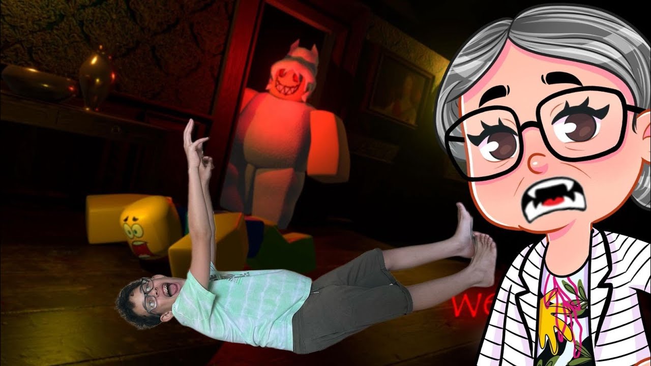 TENHO QUE CUIDAR DA MINHA AVÓ ESTRANHA | Roblox