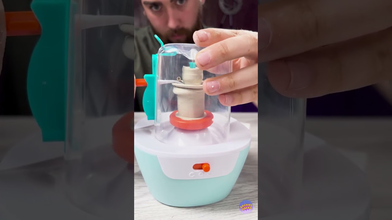 Cute or Useless? 😳 Pottery Wheel Test 🎡 #HackReview #FunnyHack