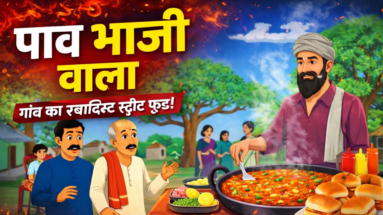 पाव भाजी वाला | Pav Bhaji Wala | Hindi Kahani | Street Food Kahaniyan | 