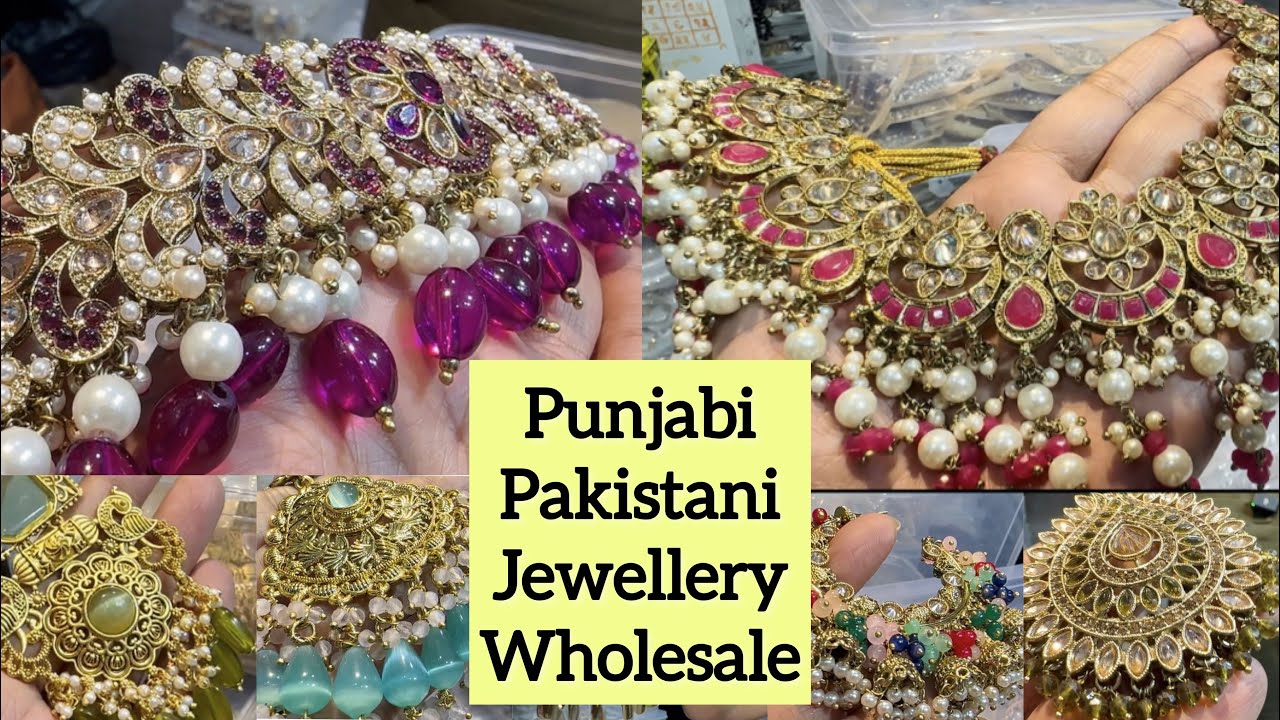 Latest Punjabi Pakistani Jewellery With Prices| Reverse Ad, Kundan Necklaces $ Maang Tilkka Designs