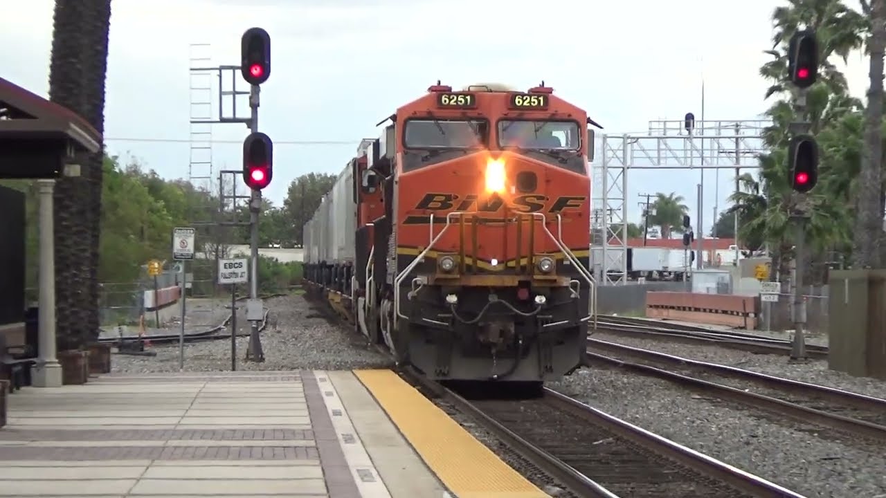 Hustle Muscle; BNSF Intermodal Meets Metrolink At Rush Hour