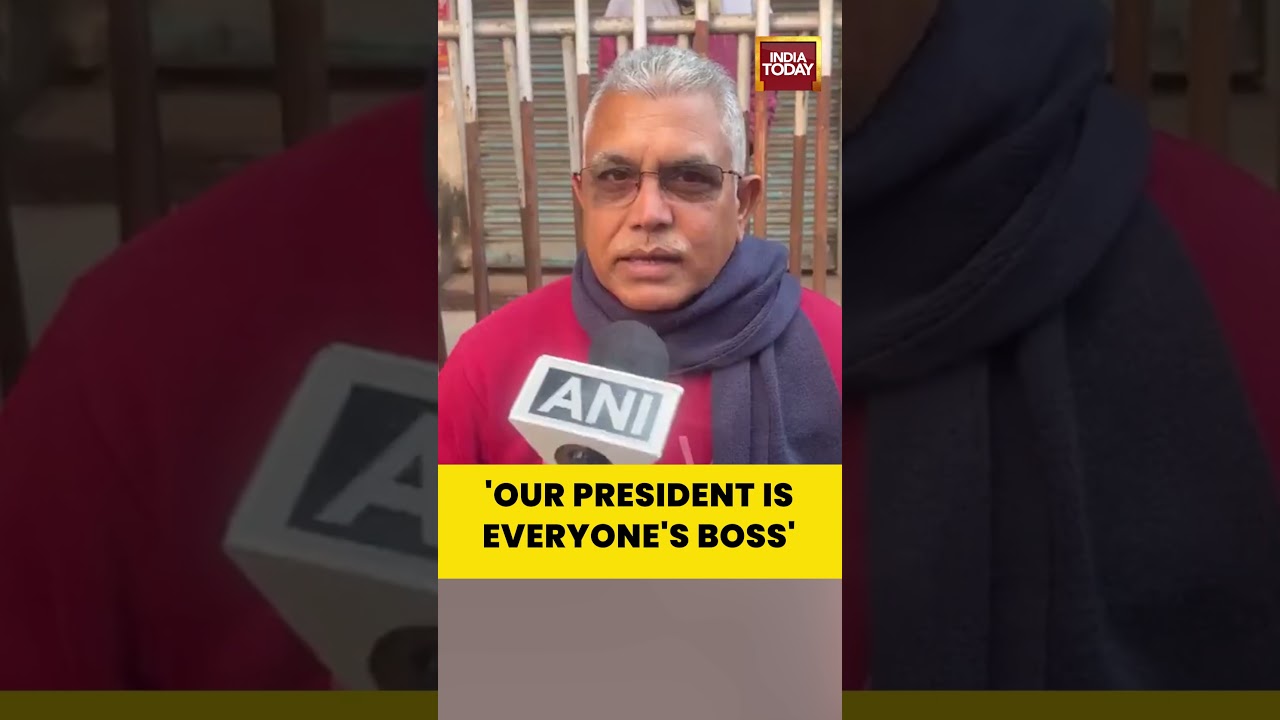 Dilip Ghosh Defines BJP President | West Medinipur | BJP | Nitin Nabin #bjppresident #dilipghosh
