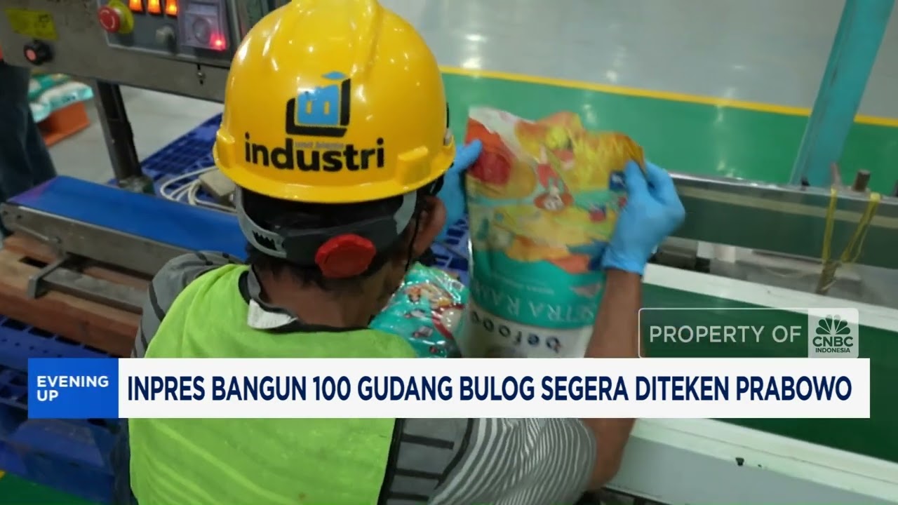 Inpres Bangun 100 Gudang Bulog Segera Diteken Prabowo