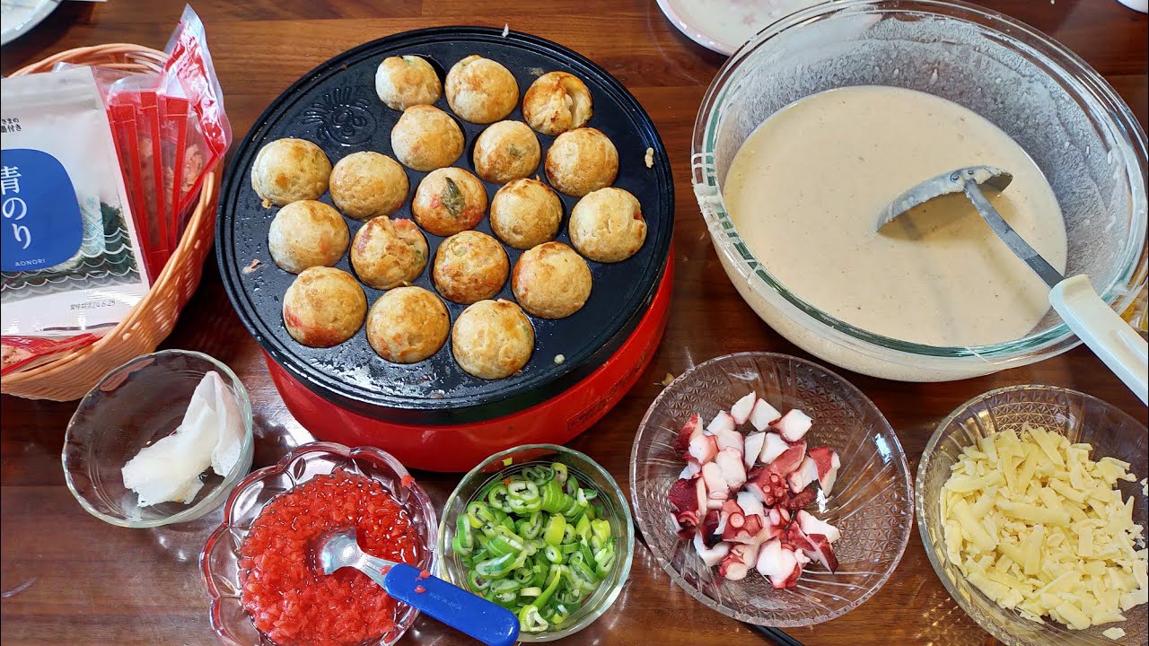 Takoyaki(たこ焼き)လုပ်နည်းတောင်းဆိုထားတဲ့မိတ်ဆွေအတွက်ပါရှင့်။