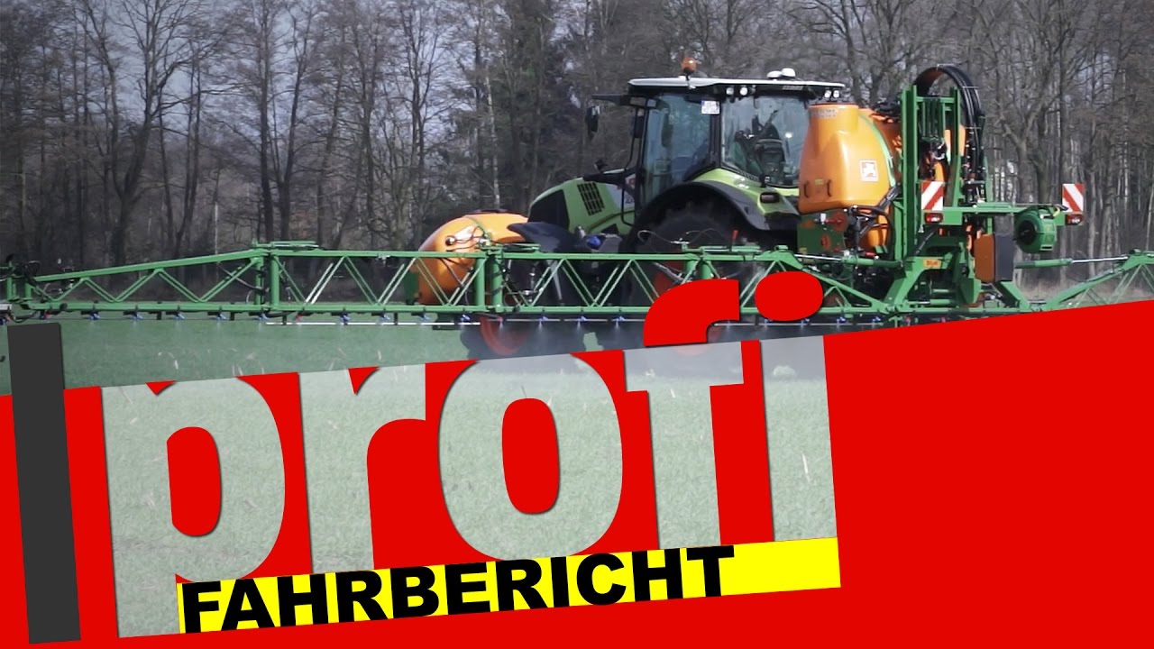 Amazone Anbauspritze UF 1801 mit FT 1001 [+ Claas Axion 870]