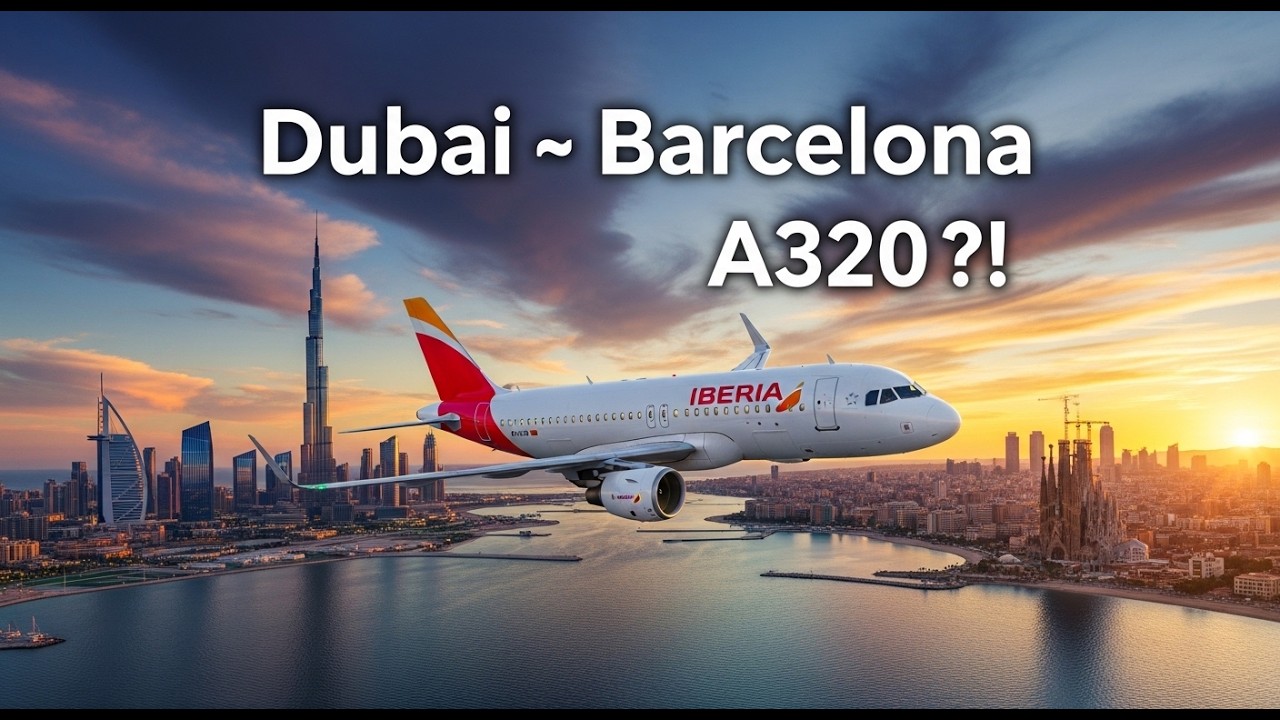 DXB → BCN | Iberia A320 | Microsoft Flight Simulator