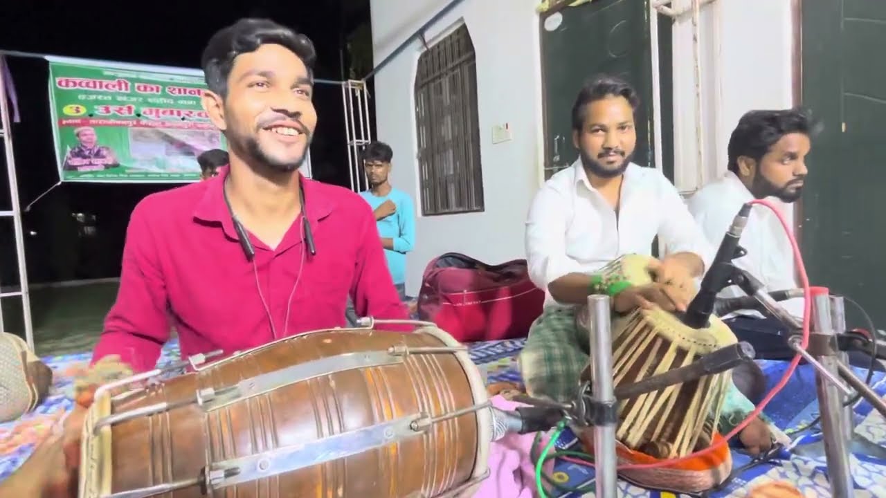 🫡तबला मास्टर और ढोलक मास्टर का जवाब नहीं | Dholak Tabla Player #santi  | Qawwali Nagma | Kavvali