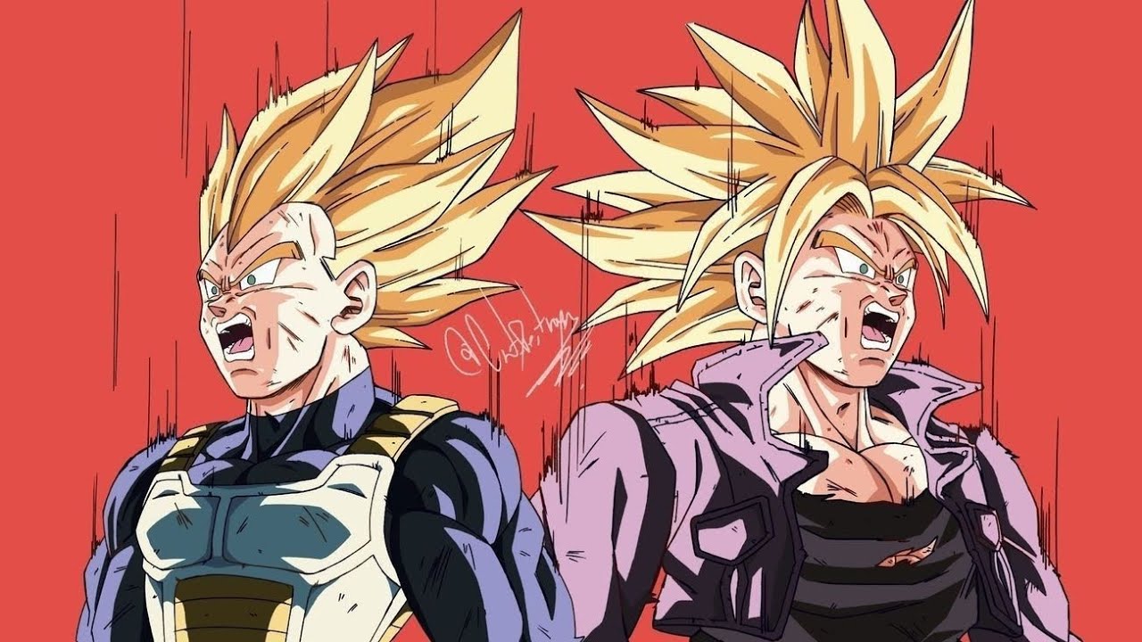 Vegeta e Trunks vs 4 no DRAGON BALL Z Bugokai Tenkaichi 3