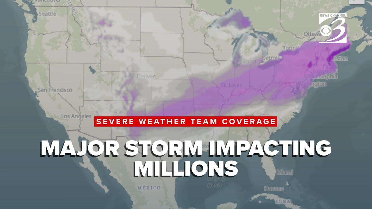 Team coverage: Winter storm underway for parts of US, with impacts to threaten nearly 180M Americans