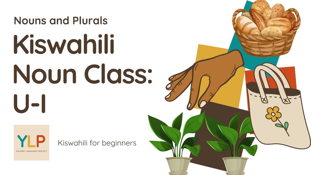 Kiswahili lessons: Nouns and Plurals (noun class: U-I) - Part 3