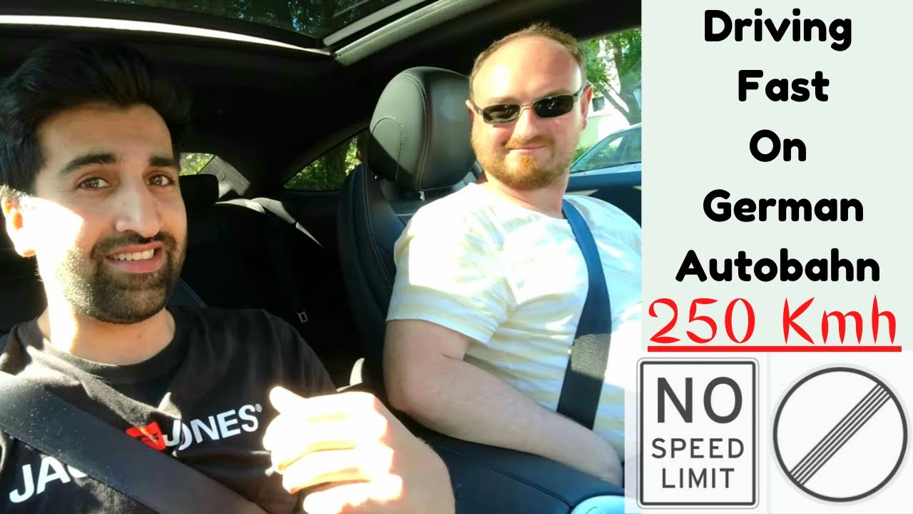 Driving Fast on German Autobahn | Driving in Germany | Subtitles