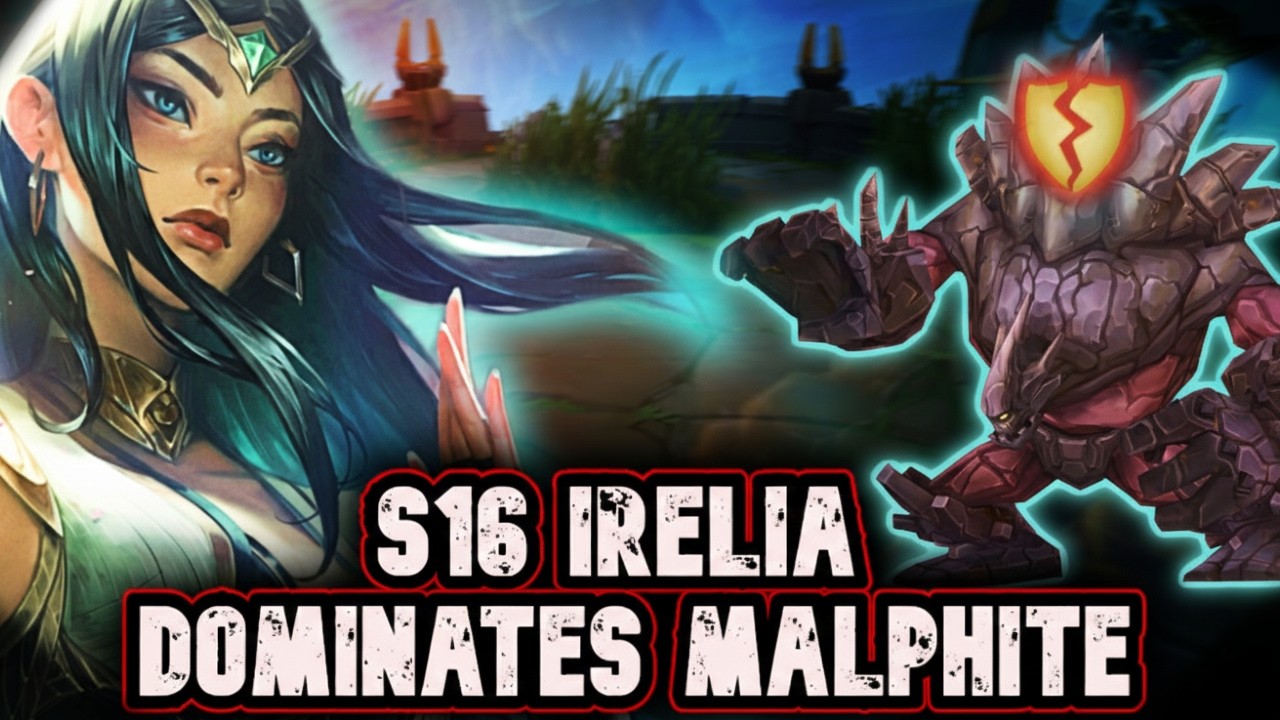 Irelia vs Malphite — The “Counter” That Got Destroyed (S16 Gameplay)