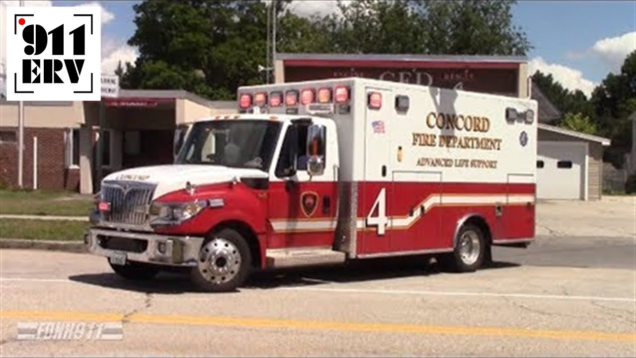 Concord Fire Responding (Ambulance 4 and Engine 4)