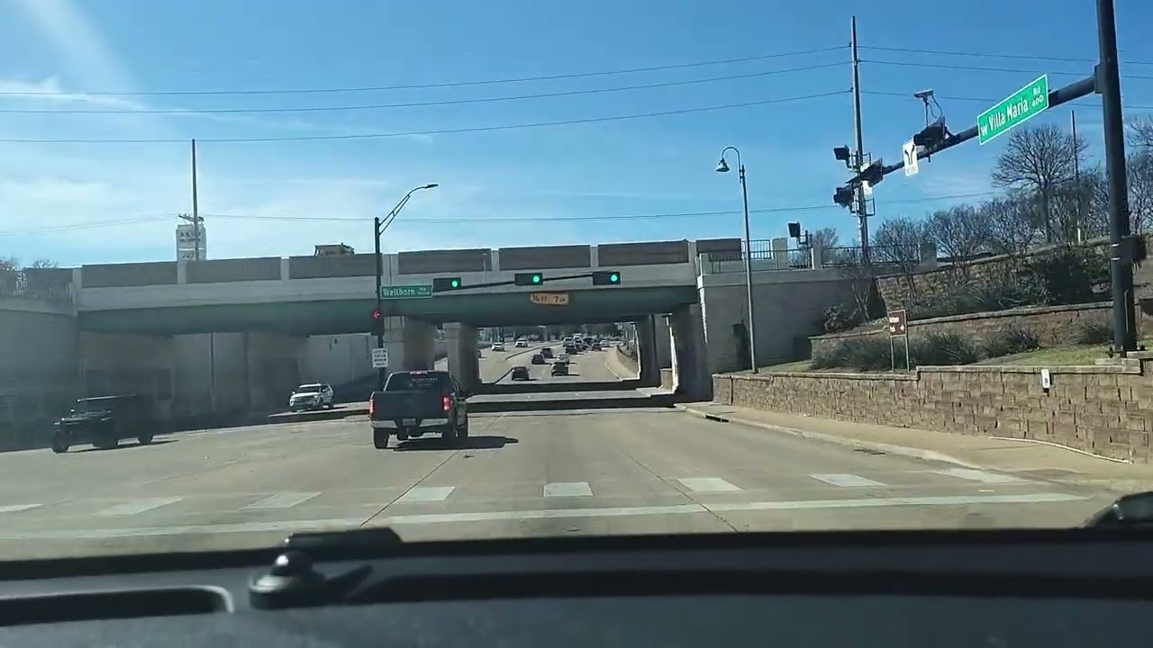 Drive on Briarcrest Dr & Villa Maria in Bryan TX