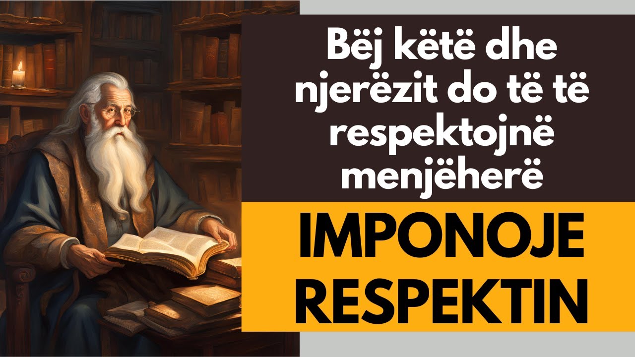 👉 Bëj këtë dhe njerëzit do të të respektojnë menjëherë. - Imponoje respektin 😎
