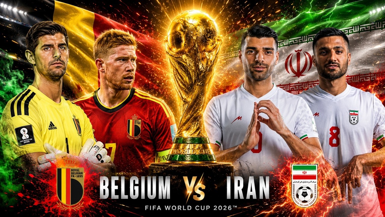 🔴 Belgium vs Iran World Cup 2026 WATCHALONG LIVESTREAM, FIFA World Cup 2026 LIVE #fifaworldcup2026