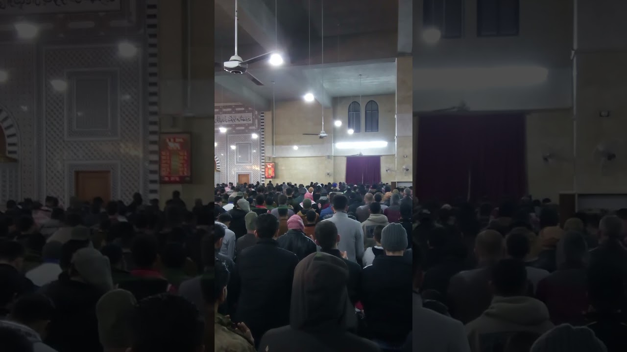 صلاة التراويح في جامع زيد ابن حارثة في إدلب المدينة للقارئ الشيخ مصلح العلياني