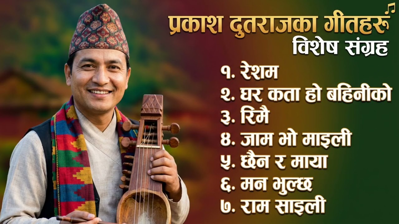 Prakash Dutraj | Hit Songs Collection: Resham, Ghar Kata Ho Baini Ko, Rimai & More