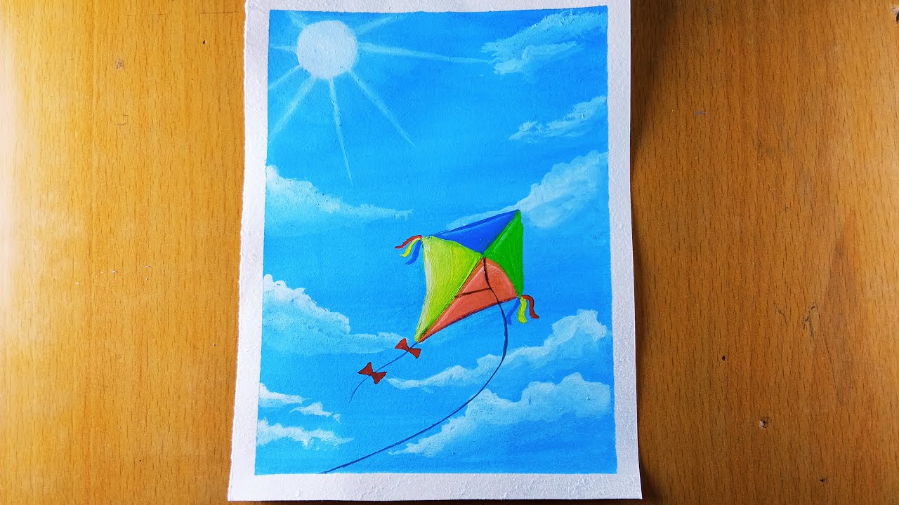 Makar Sankranti painting|Easy drawing|Painting for Beginners#painting #drawing #art #makarsankranti