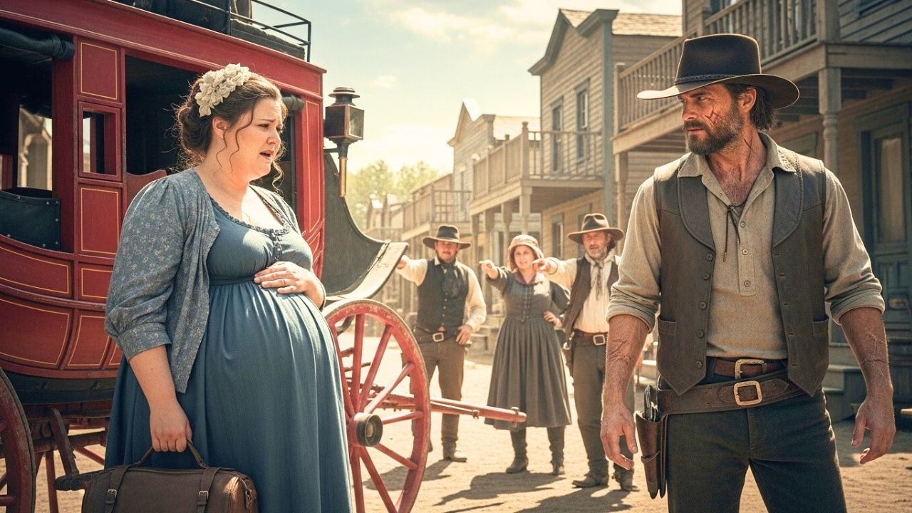She Arrived Pregnant and Broken — The Half-Breed Rancher Said “You’re Mine Now”