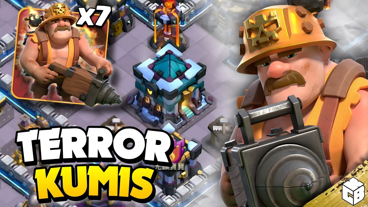 TOP 3 COMBO SUPER MINER TH 13 - Clash of Clans