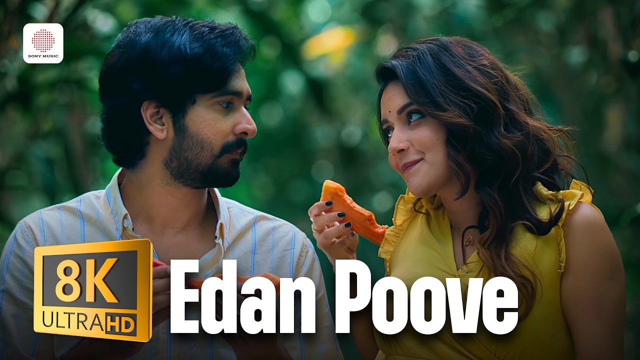 Edan Poove 8K/4K Video Song | Little Hearts | Shane Nigam, Mahima Nambiar | Kailas Menon
