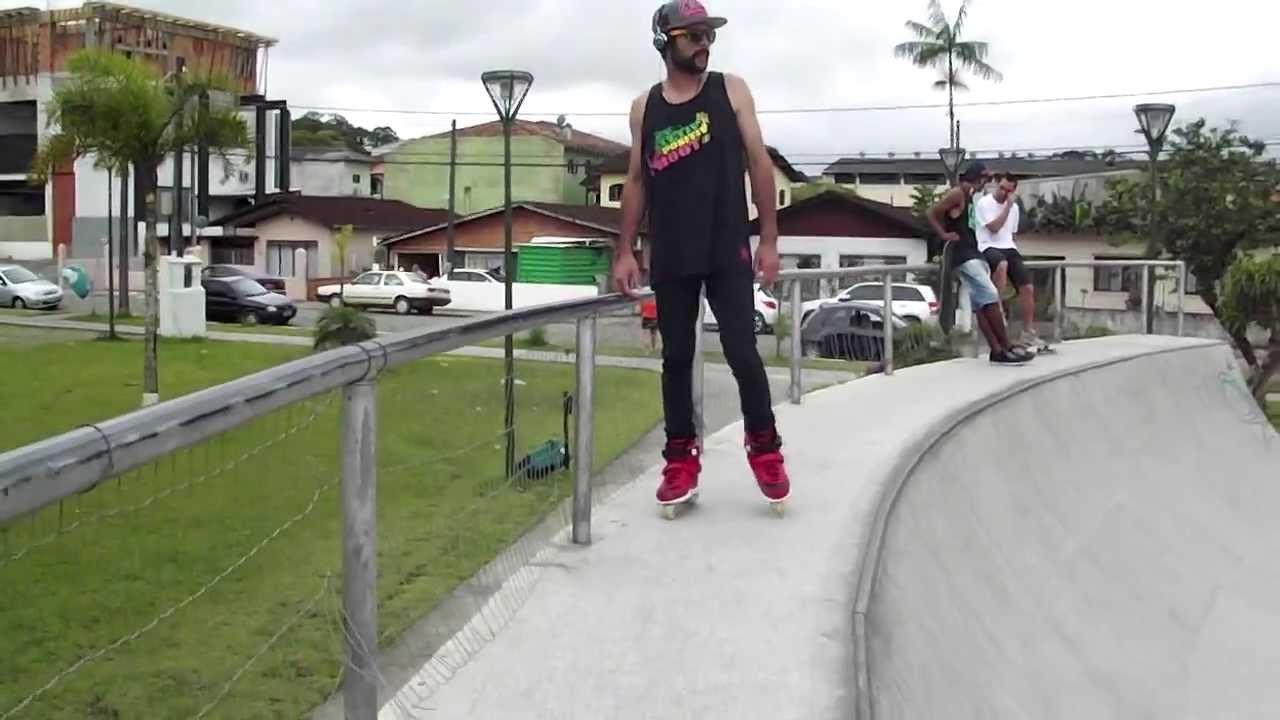 Mini Edit Fabio Fl&atilde;en - Treino Pista Floresta (Aggressive InLine)