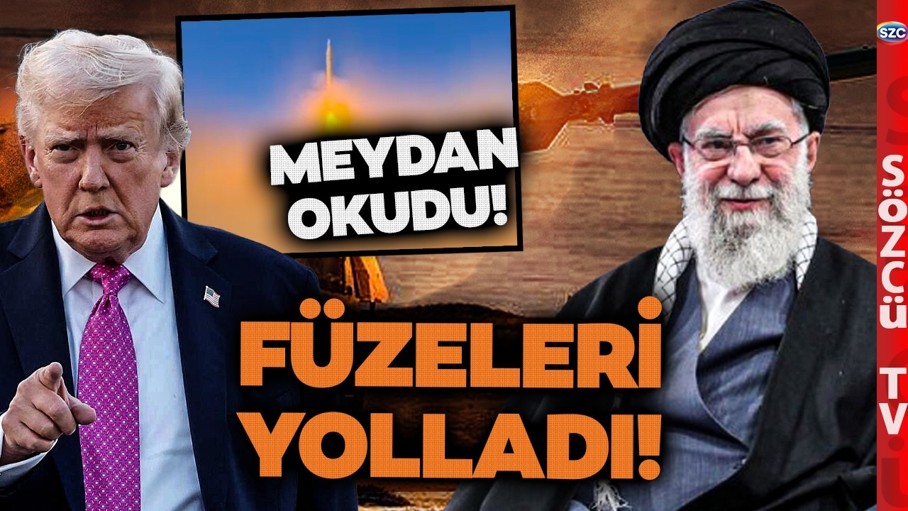 Hamaney Trump'a Hodri Meydan Dedi! Devrim Muhafızları Füzeleri Ateşledi! ABD Üslerini Vurdu