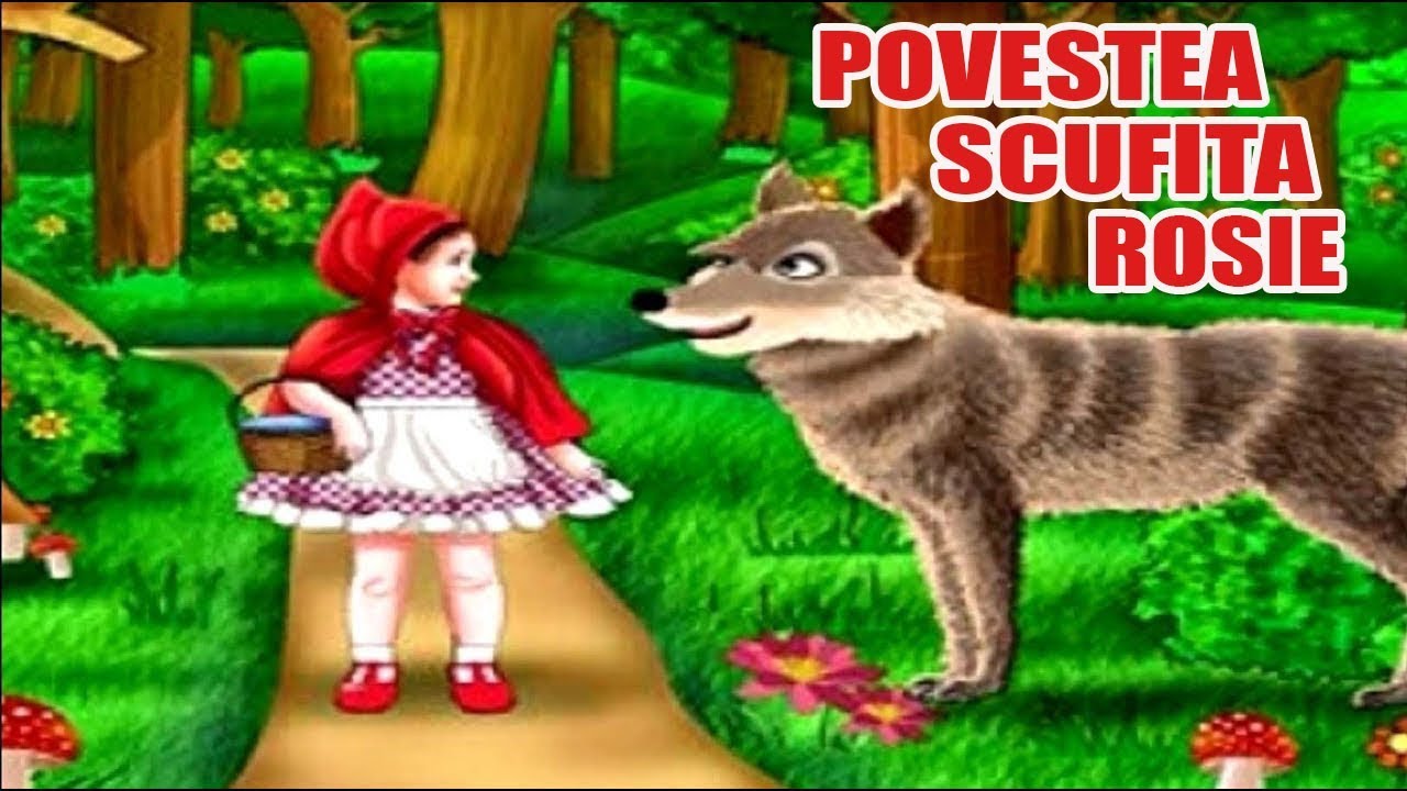 SCUFITA ROSIE - POVESTI PENTRU COPII - BASME in LIMBA ROMANA