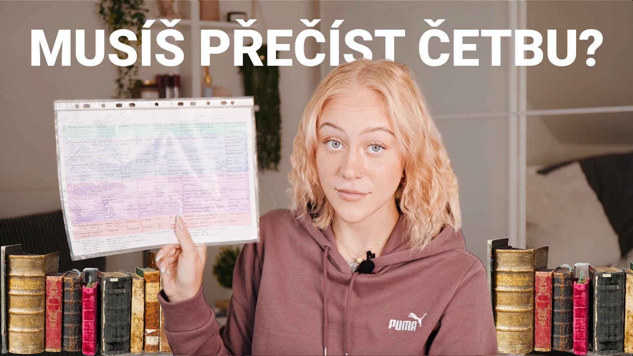MATURITNÍ ČETBA / četla jsem? ja se na ni naučit📚