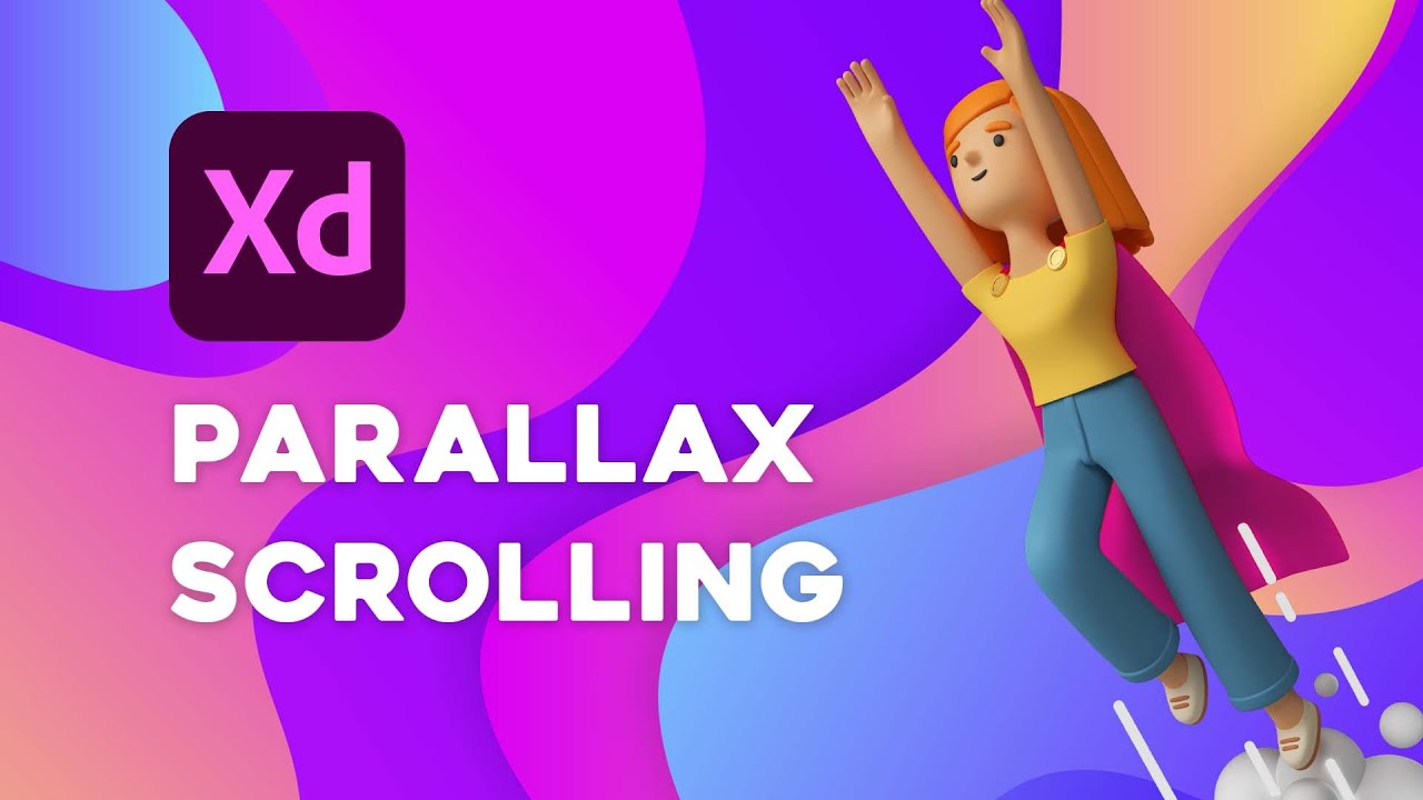 Параллакс-скроллинг в Adobe XD