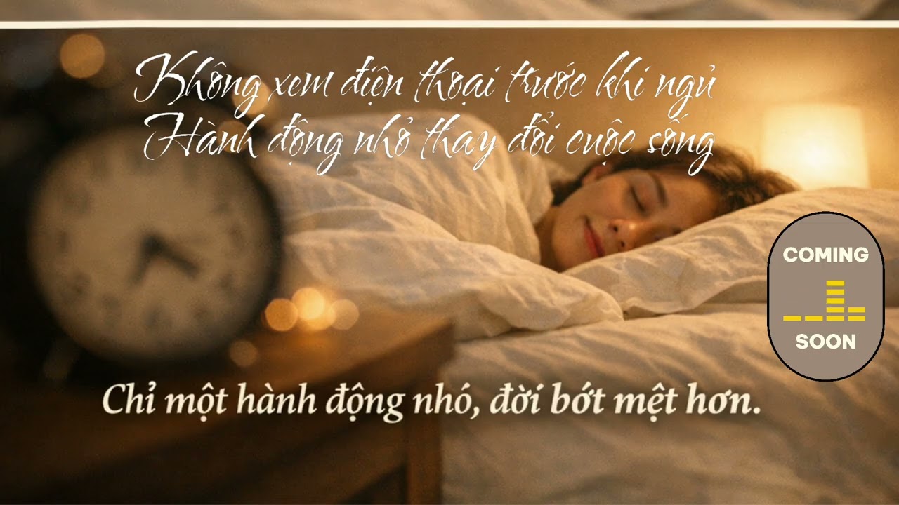 Không xem điện thoại trước khi ngủ – Hành động nhỏ thay đổi cuộc sống | Hành Động Nhỏ – Ý Nghĩa Lớn