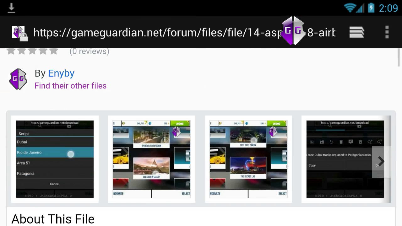 Ready-made Lua scripts for various games - GameGuardian