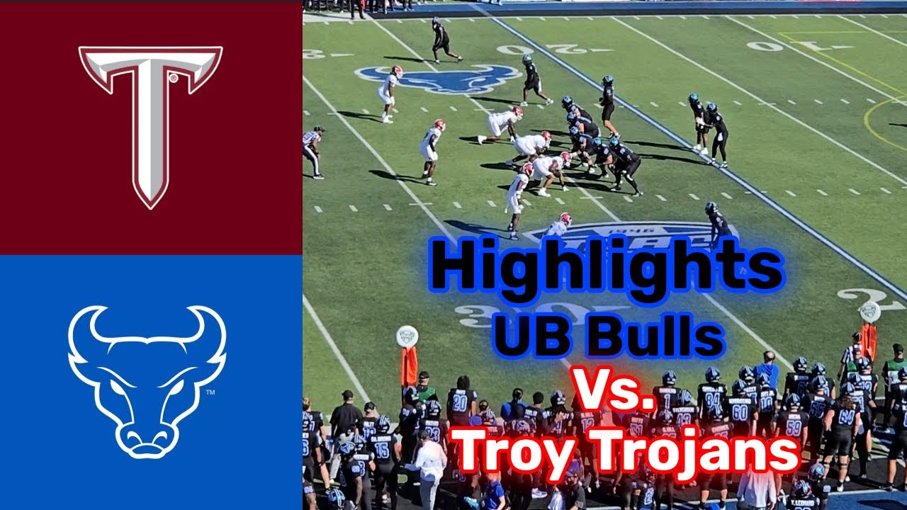 UB Bulls Vs Troy Trojans Highlights 9/20/25