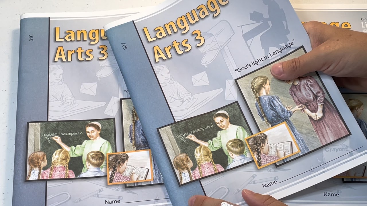 CLE Christian light education grade 3 language arts homeschool curriculum
