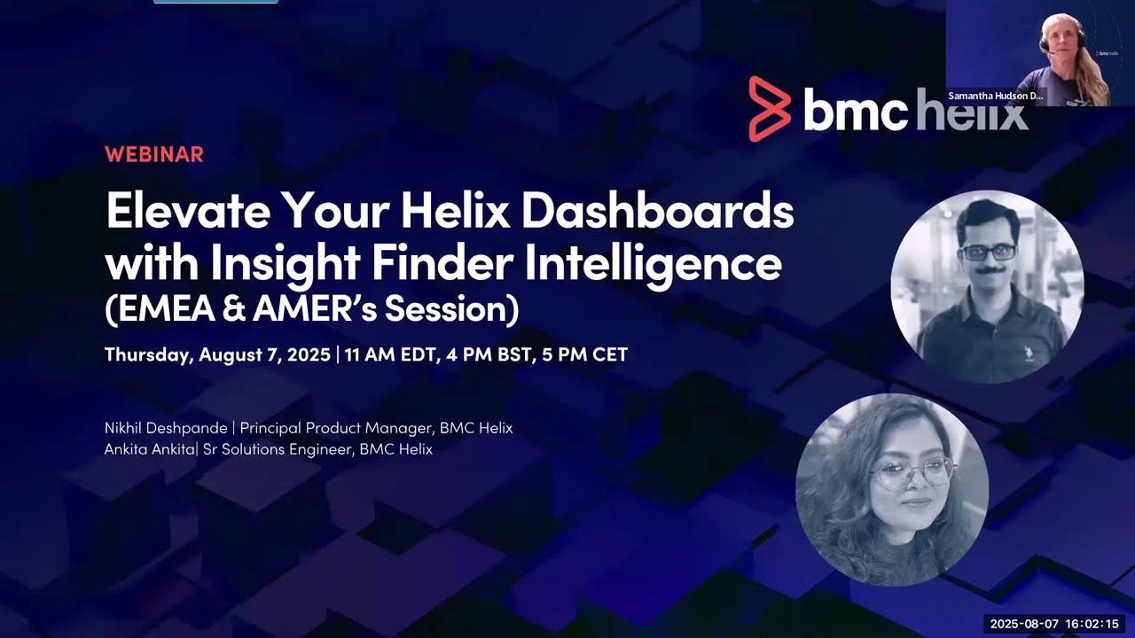 Webinar: Helix Dashboards With Insight Finder Intelligence (APAC Session)