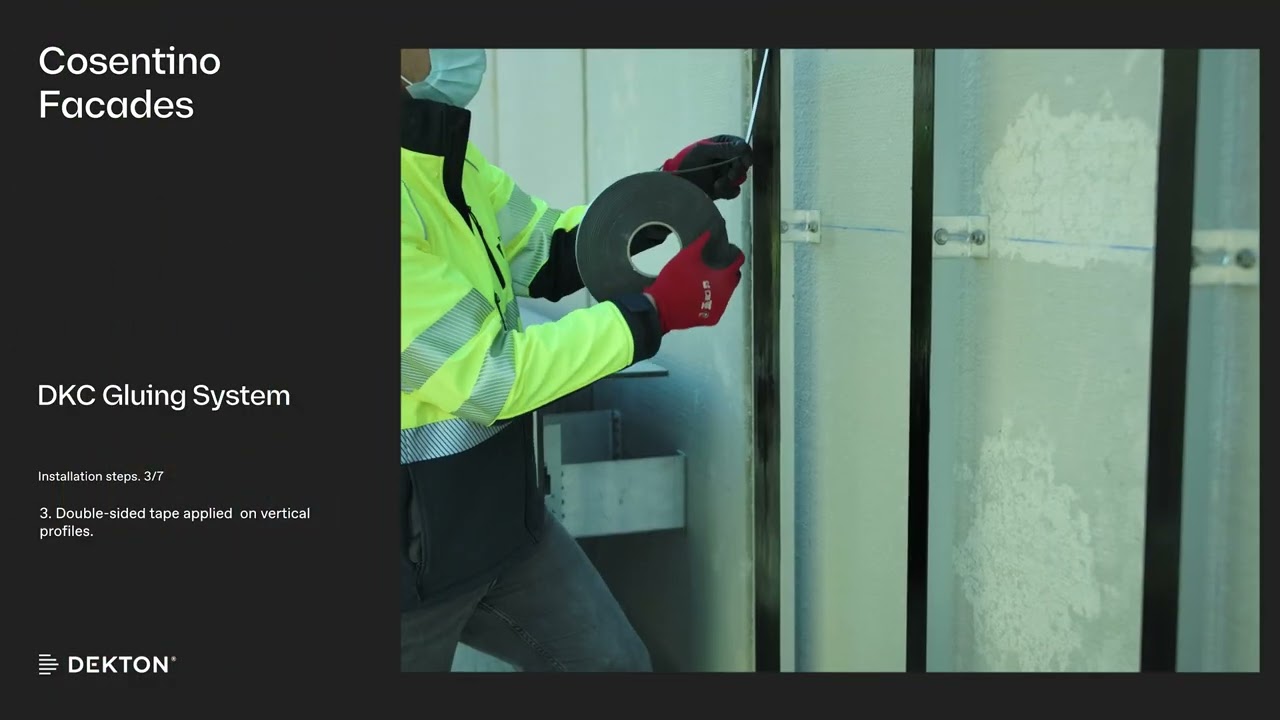 Dekton – DKC Ventilated facade Installation (Chemical structural fixing of pieces onto profiles) EN