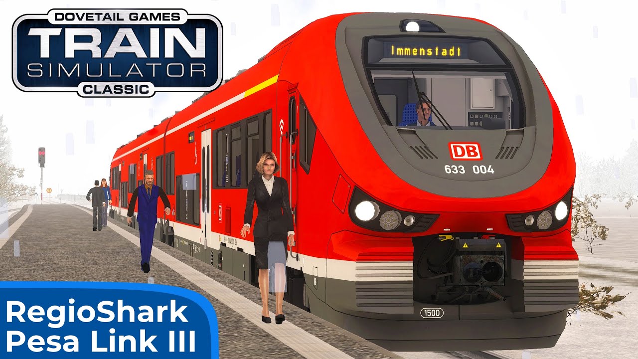 PESA LINK | Im Schneegestöber durch's Allgäu | TRAIN SIMULATOR CLASSIC | Allgäubahn – Regioshark