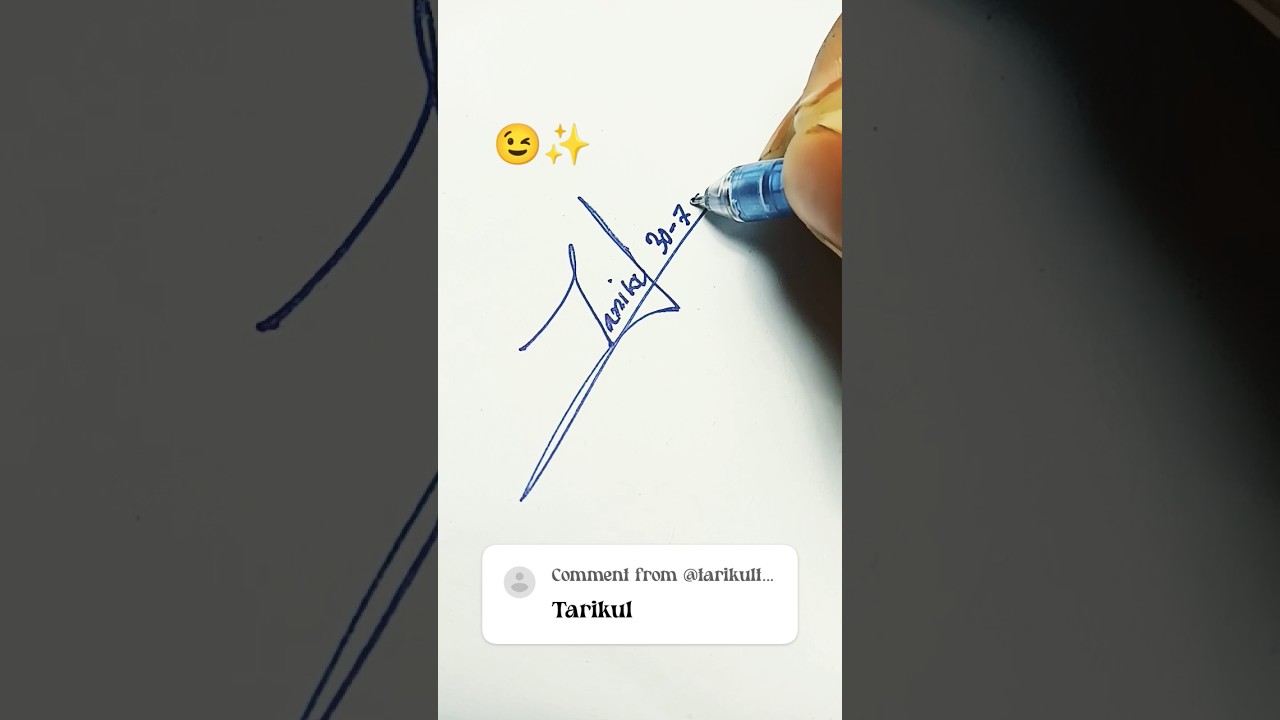 TarikuL signature🥰✨