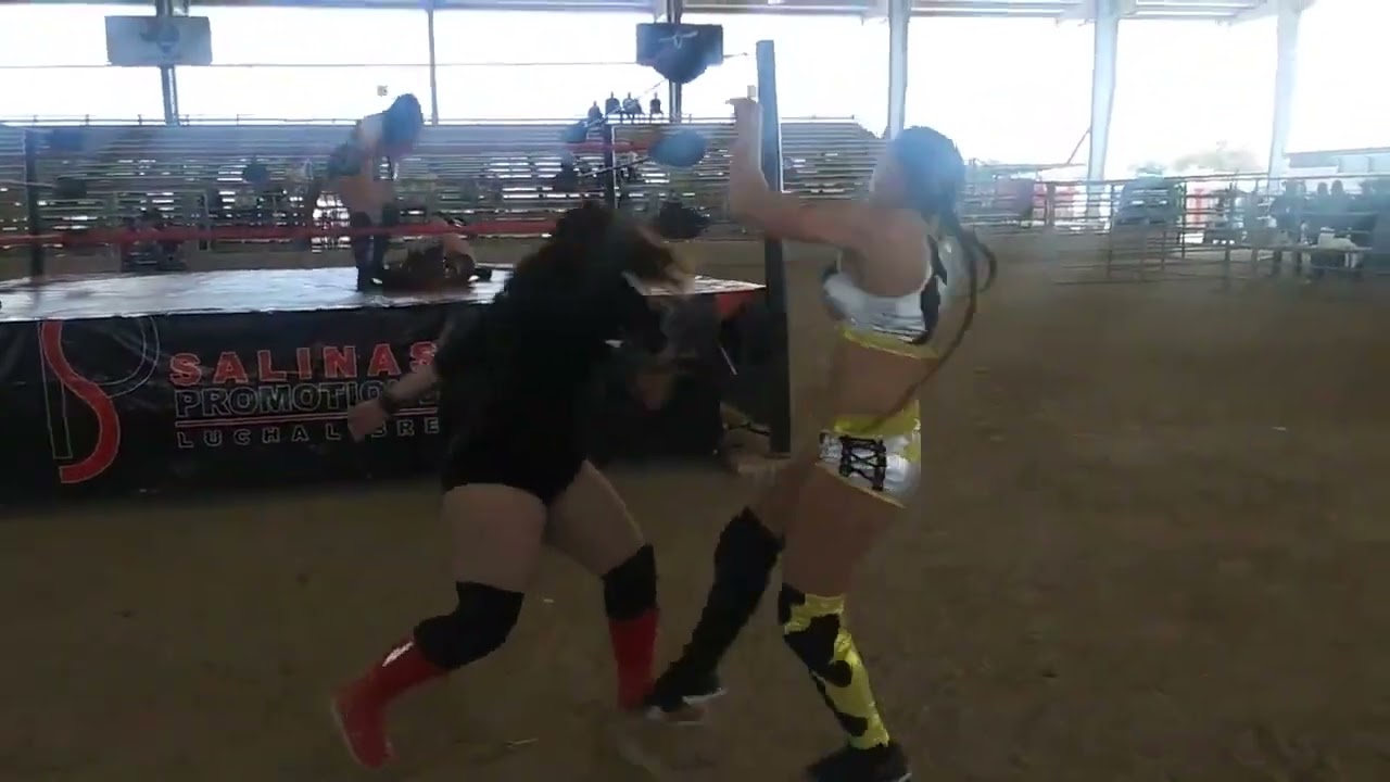 Christi Jaynes y Lady Zarzy vs Swetty y Barby de Reynsa en Salinas Promotions.