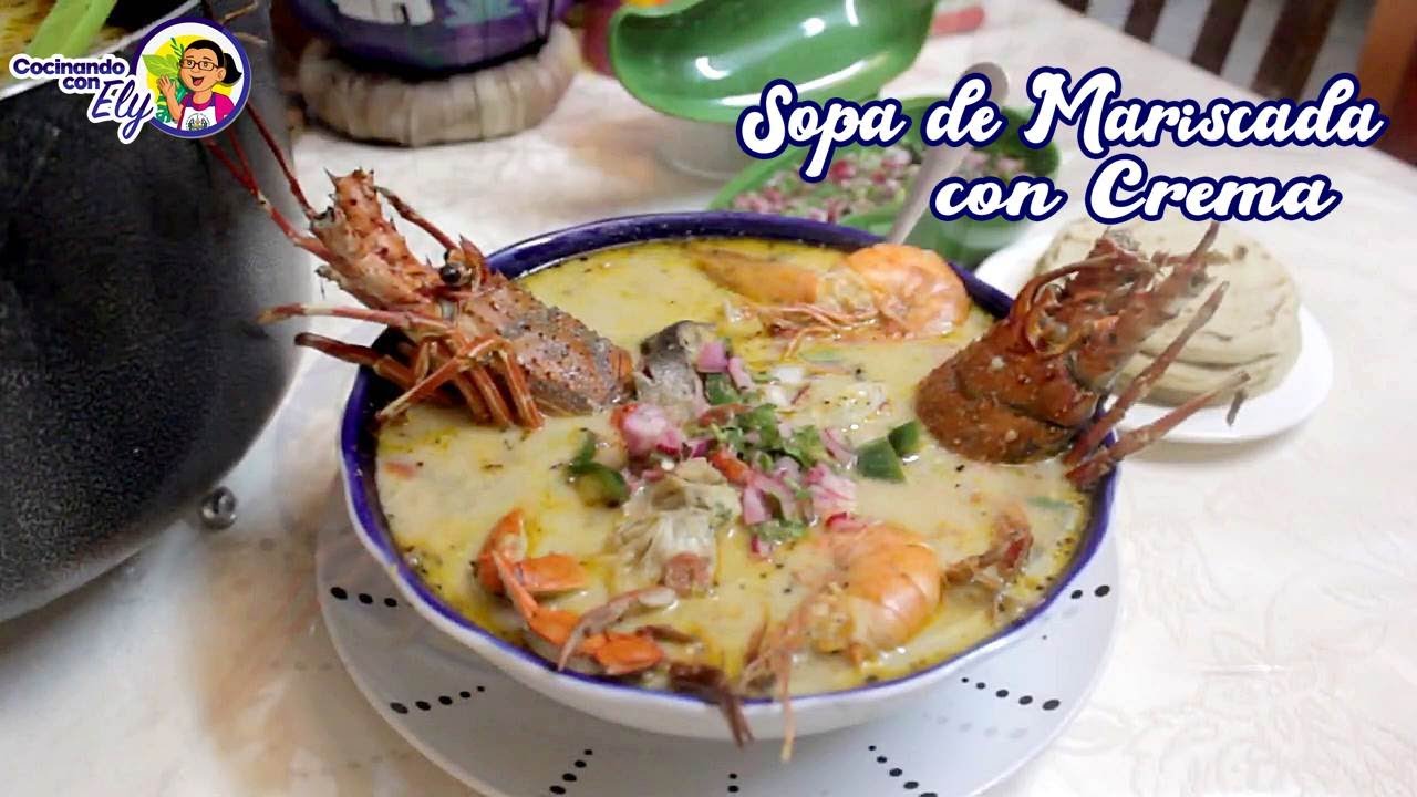 Preparando una Riquísima MARISCADA CON CREMA