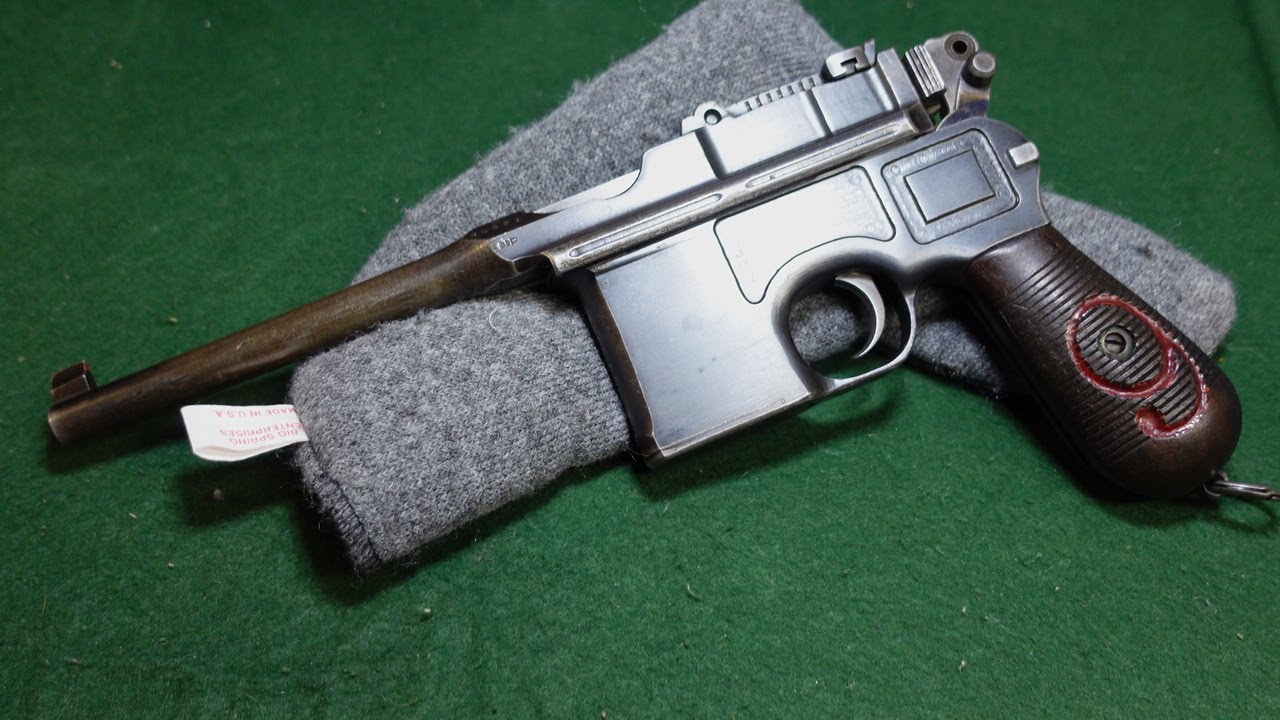Straight From the Trenches - The Imperial German Mauser Red Nine Broomhandle Pistol in 9mm Luger.