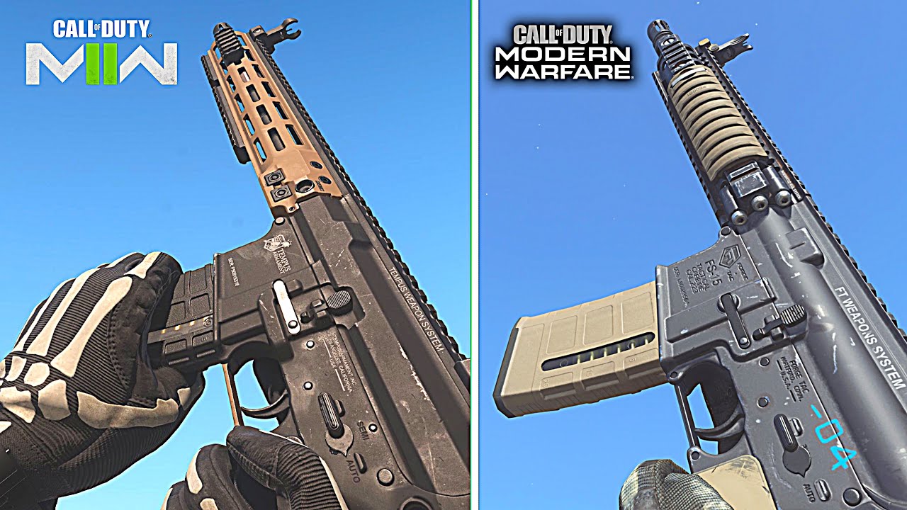 Modern Warfare II vs Modern Warfare 2019 - Weapons Comparison