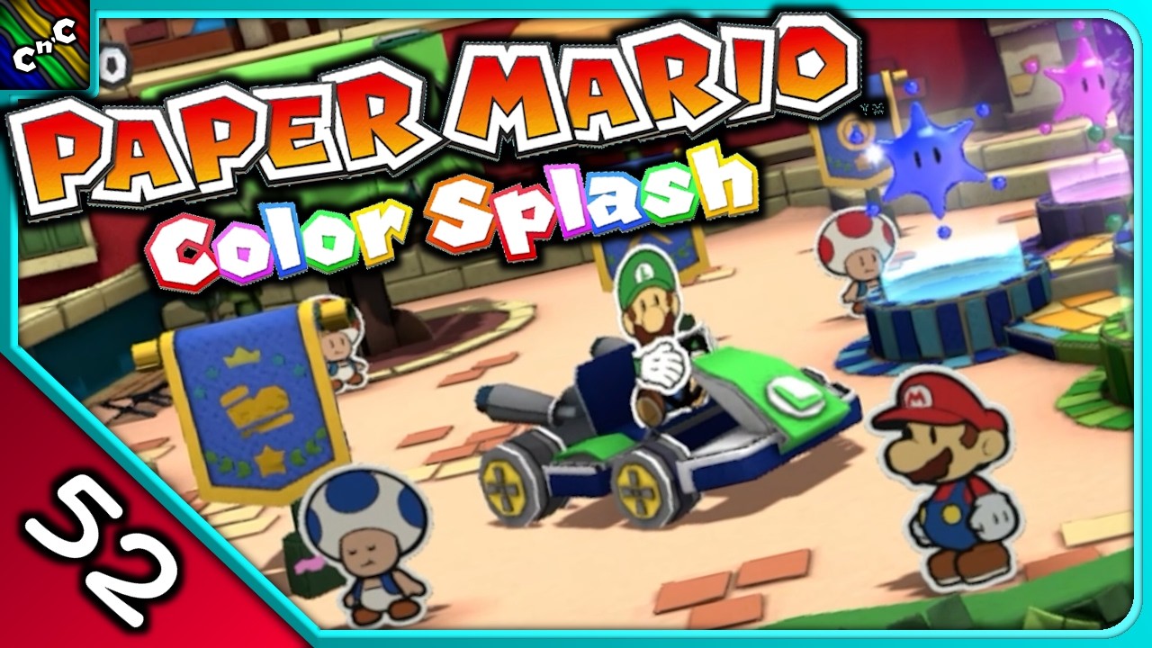 ВСЕ БАННЕРЫ ГОТОВЫ! | Paper Mario Color Splash: ДЕЙСТВИЕ, Эпизод 52 | Couch Plays