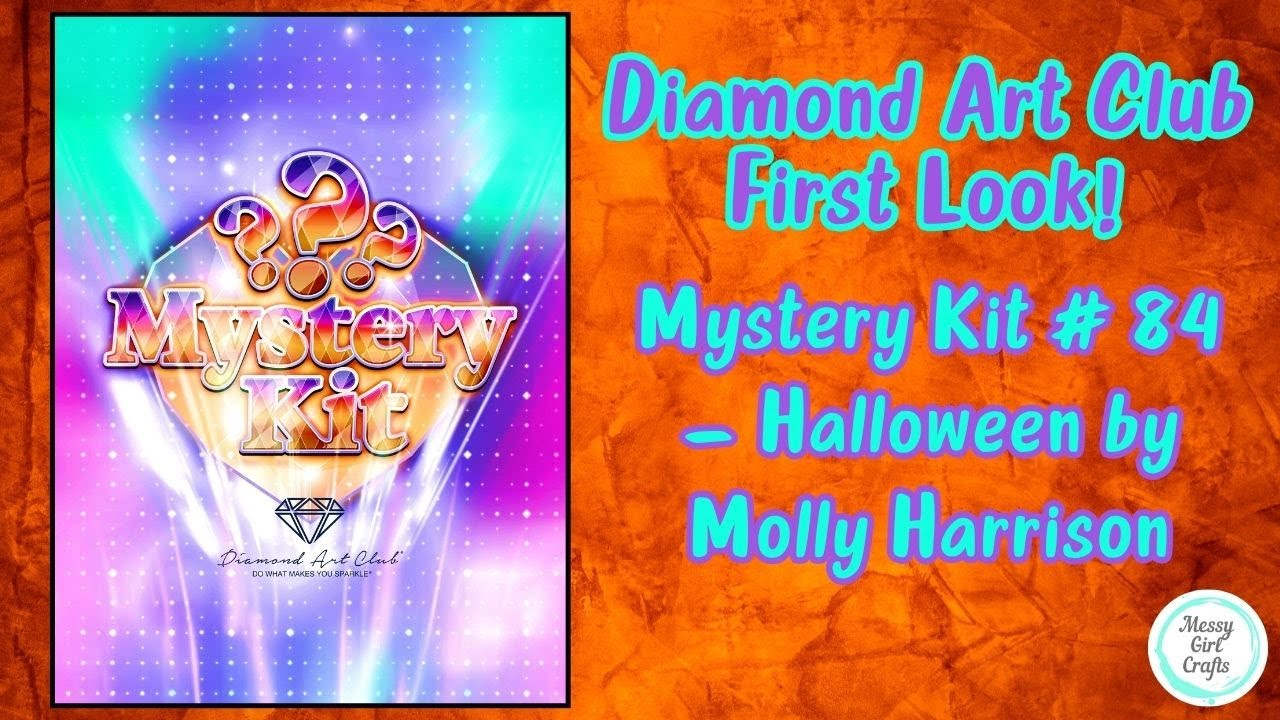 Первый взгляд на Diamond Art Club! &ndash; Набор Mystery Kit №84 &ndash; &laquo;Хэллоуин&raquo; от Молли Харрисон