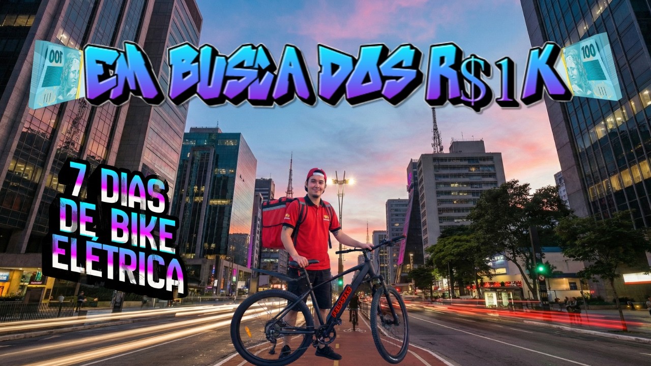 ⚠️ DESAFIO DOS 1K EM 7 DIAS ENTREGANDO DE BIKE 🔥 | 4° DIA
